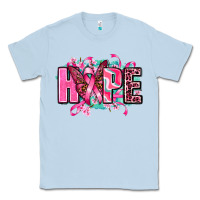 Dusty Blue hope with butterfly's Classic Tee - AdoDesignShop
