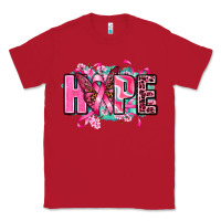 Red hope with butterfly's Classic Tee - AdoDesignShop