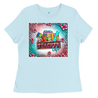 Baby Blue teacher life Ladies Tee - AdoDesignShop
