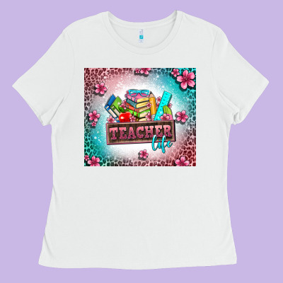 Teacher Life Ladies Tee Designed By Adodesignshop