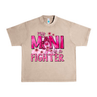 French Oak My Mini Is a Fighter with Ribbon Urban Heavy Tee - texasbilliewilder