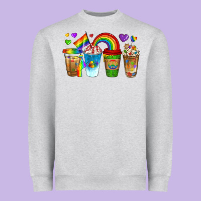 Heavyweight Sweatshirt lgbtq coffee drinks