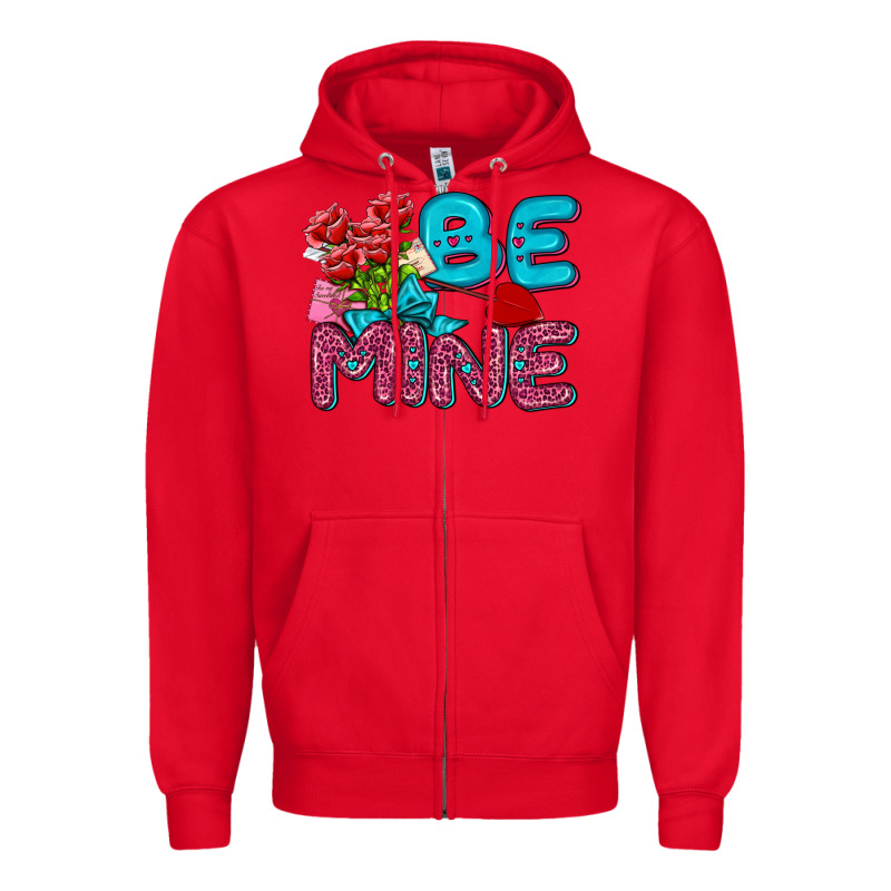 Be Mine Valentine Zipper Hoodie by AdoDesignShop | Teevron