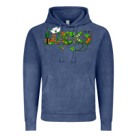 Vintage Denim st patricks day lucky nurse Vintage Hoodie - RanaPortraitStore