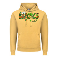 Vintage Mustard st patricks day lucky nurse Vintage Hoodie - RanaPortraitStore