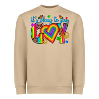 Mushroom its okay to say gay Heavyweight Sweatshirt - texasbilliewilder