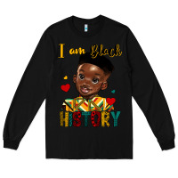 Black i am black history black boy Long Sleeve Tee - HRA Design Shop