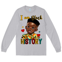 Moon Dust i am black history black boy Long Sleeve Tee - HRA Design Shop