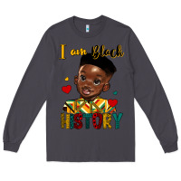 Smoke i am black history black boy Long Sleeve Tee - HRA Design Shop