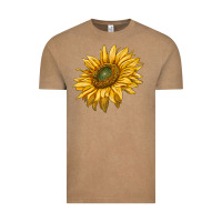 Vintage Coffee sunflower Vintage Tee - RanaPortraitStore
