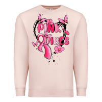 Pale Pink pink vibes Premium Sweatshirt - MaliasSmallBusiness