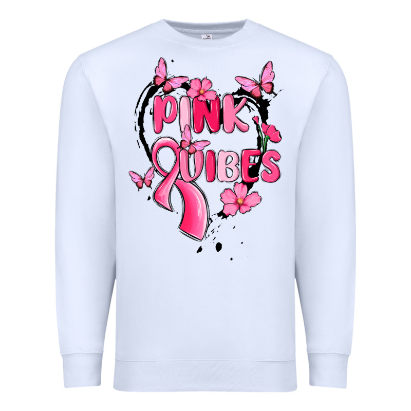 Pink Vibes Premium Sweatshirt by MaliasSmallBusiness | Teevron