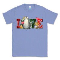Colony Blue christmas penguin love Classic Tee - FaDigitalArtStudio