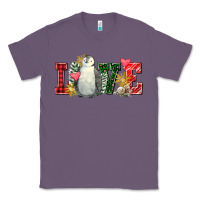 Lavender christmas penguin love Classic Tee - FaDigitalArtStudio