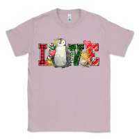 Lilac christmas penguin love Classic Tee - FaDigitalArtStudio