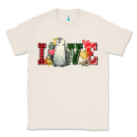 Natural christmas penguin love Classic Tee - FaDigitalArtStudio