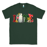 Sports Green christmas penguin love Classic Tee - FaDigitalArtStudio