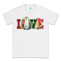 White christmas penguin love Classic Tee - FaDigitalArtStudio