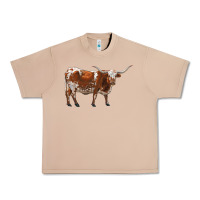 Burro longhorn Urban Heavy Tee - RanaPortraitStore