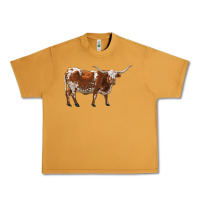 Peanut Butter longhorn Urban Heavy Tee - RanaPortraitStore