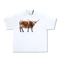 White longhorn Urban Heavy Tee - RanaPortraitStore