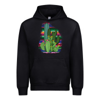Black Western Serape Cactus Urban Hoodie - Bettercallsaul
