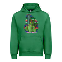 Emerald Western Serape Cactus Urban Hoodie - Bettercallsaul