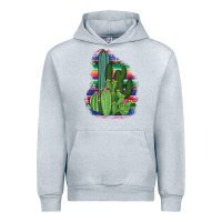 Heather Grey Western Serape Cactus Urban Hoodie - Bettercallsaul