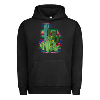 Pigment Black Western Serape Cactus Urban Hoodie - Bettercallsaul