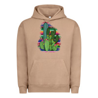 Pigment Burro Western Serape Cactus Urban Hoodie - Bettercallsaul