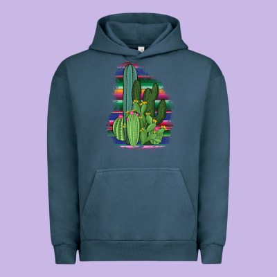 Western Serape Cactus Urban Hoodie Designed By Bettercallsaul