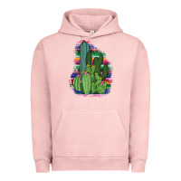 Pigment Salmon Western Serape Cactus Urban Hoodie - Bettercallsaul