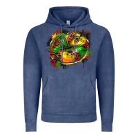 Vintage Denim juneteenth lips Vintage Hoodie - Zillion Design Studio