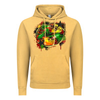Vintage Mustard juneteenth lips Vintage Hoodie - Zillion Design Studio