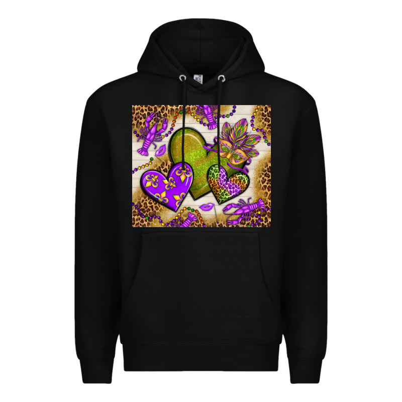 Mardi Gras Hearts Tumbler Bbs Premium Hoodie by BundleAndBundleShop | Teevron
