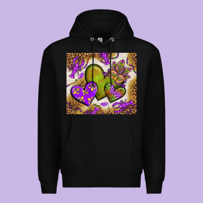 Mardi Gras Hearts Tumbler Bbs Premium Hoodie Designed By Bundleandbundleshop