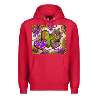 Cardinal mardi gras hearts tumbler bbs Premium Hoodie - BundleAndBundleShop