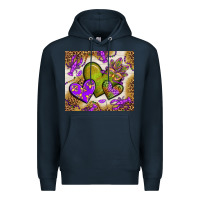 Navy mardi gras hearts tumbler bbs Premium Hoodie - BundleAndBundleShop