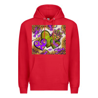 Red mardi gras hearts tumbler bbs Premium Hoodie - BundleAndBundleShop