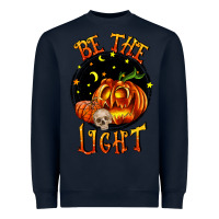 Navy Be the light Heavyweight Sweatshirt - RanaPortraitStore