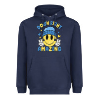 Navy down right amazing Heavyweight Hoodie - MaliasSmallBusiness