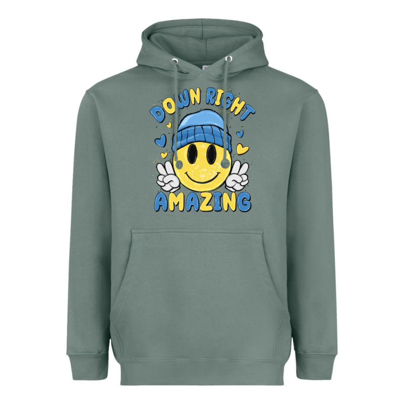 Down Right Amazing Heavyweight Hoodie by MaliasSmallBusiness | Teevron