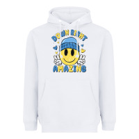 White down right amazing Heavyweight Hoodie - MaliasSmallBusiness
