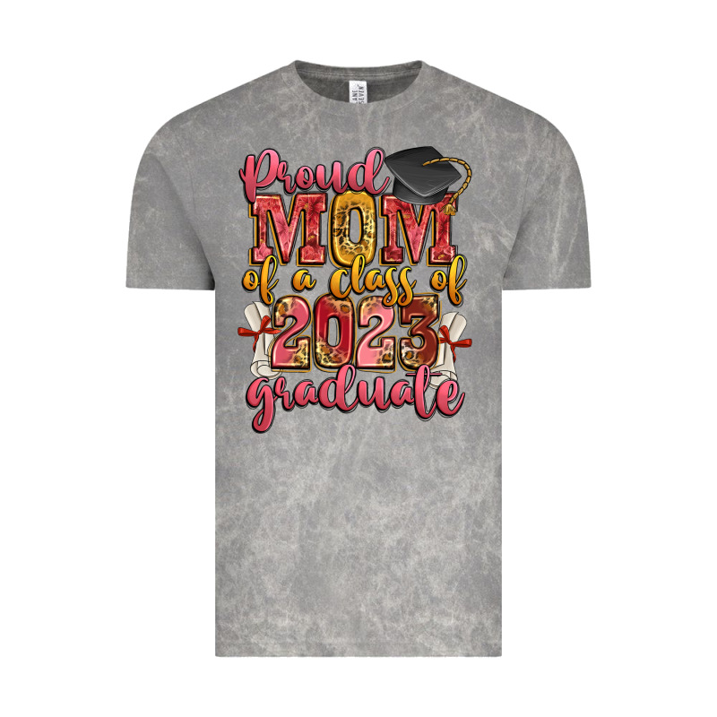 Proud Mom Of A Class Of 2023 Graduate Vintage Tee by Zillion Design Studio | Teevron