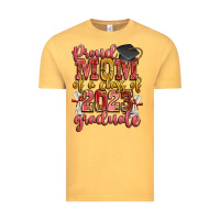 Vintage Mustard proud mom of a class of 2023 graduate Vintage Tee - Zillion Design Studio