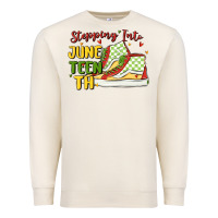 Sandshell stepping into juneteenth Premium Sweatshirt - MaliasSmallBusiness