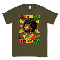 Army Green juneteenth is my independence day Classic Tee - HRA Design Shop