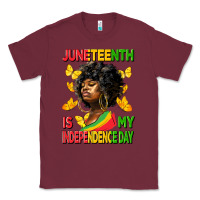 Burgundy juneteenth is my independence day Classic Tee - HRA Design Shop