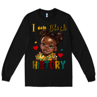 Black i am black history Long Sleeve Tee - HRA Design Shop