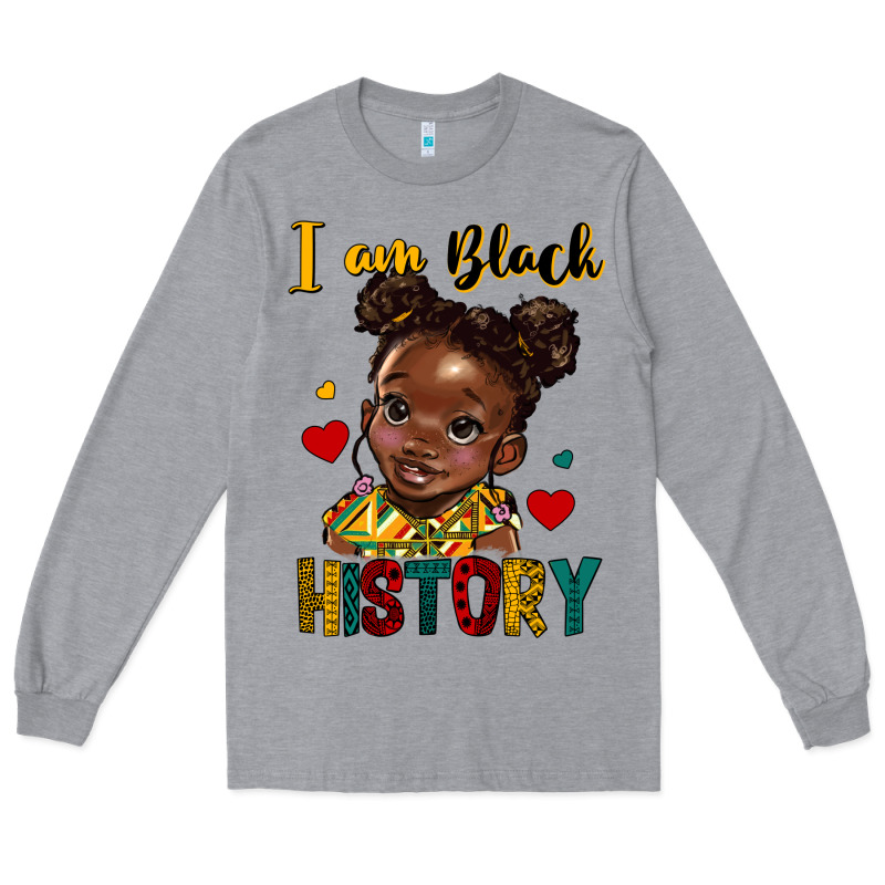 I Am Black History Long Sleeve Tee by HRA Design Shop | Teevron